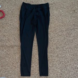 Black leggings also known as tic Tok leggings